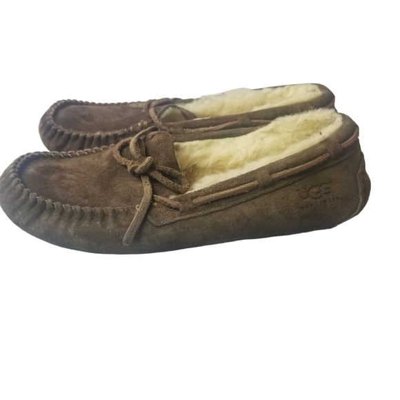 Ugg Dakota 5612 brown suede slippers - Picture 1 of 11